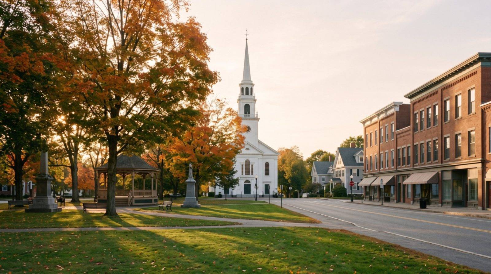 Autumn in Natick, Massachusetts