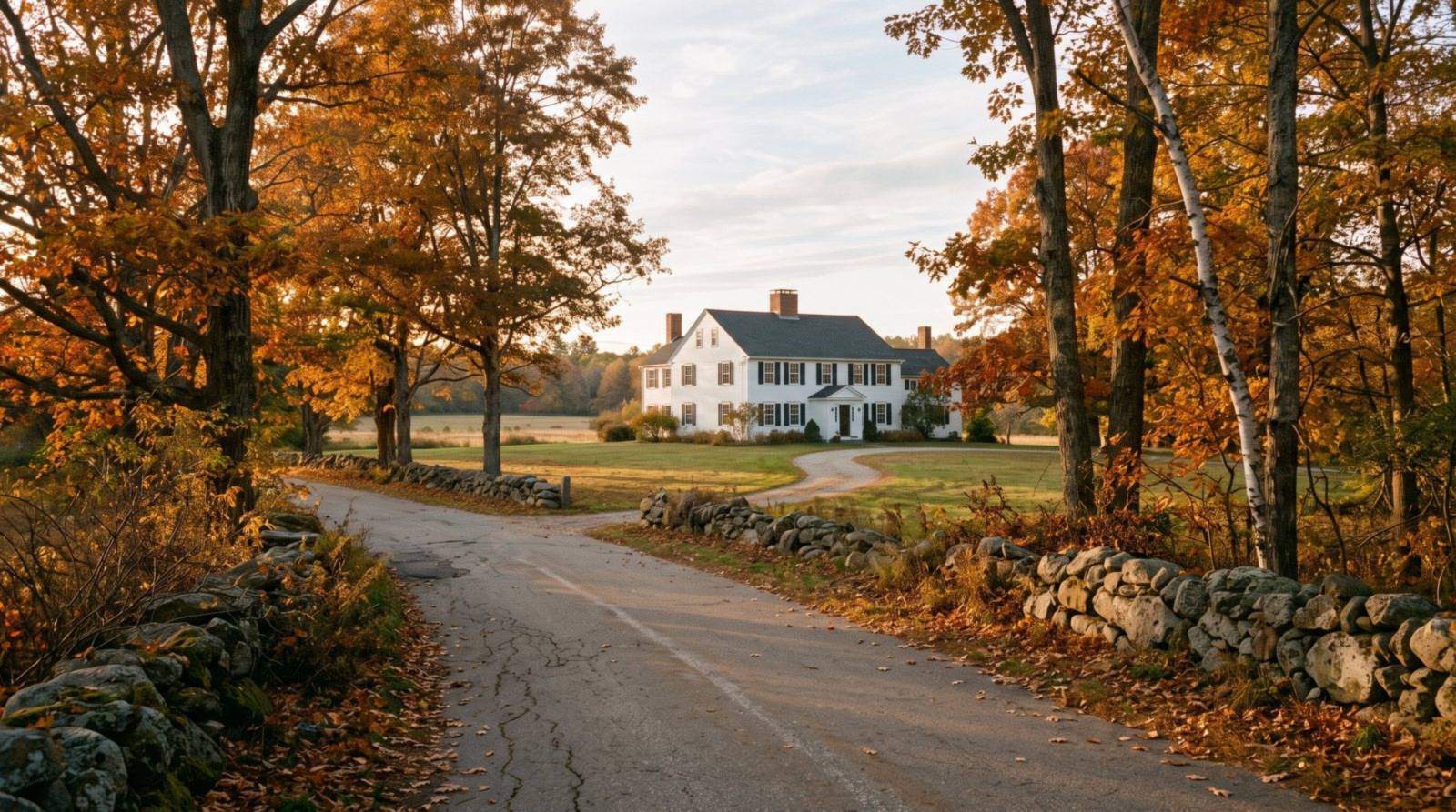 Autumn in Wayland, Massachusetts